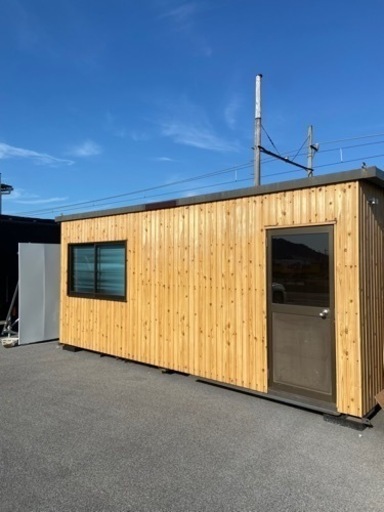 決まりました！エアコン付き　ユニットハウス　4坪タイプ