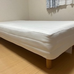 早い者勝ち　脚付マットレスベッド　の画像