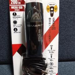 自転車用LEDライトとスマホホルダーの画像