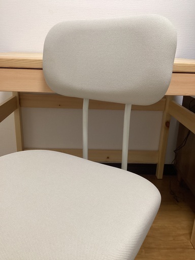 無印良品のワーキングチェア／グレー・一台(中古)