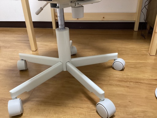 無印良品のワーキングチェア／グレー・一台(中古)