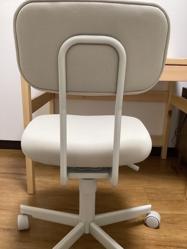 無印良品のワーキングチェア／グレー・一台(中古)
