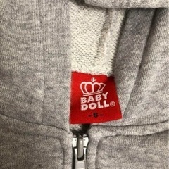baby doll 裏毛ジャンバー　Sサイズの画像