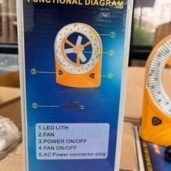 【レトロ家電在庫処分】32LED扇風機[JR-5560]  卓上用の画像
