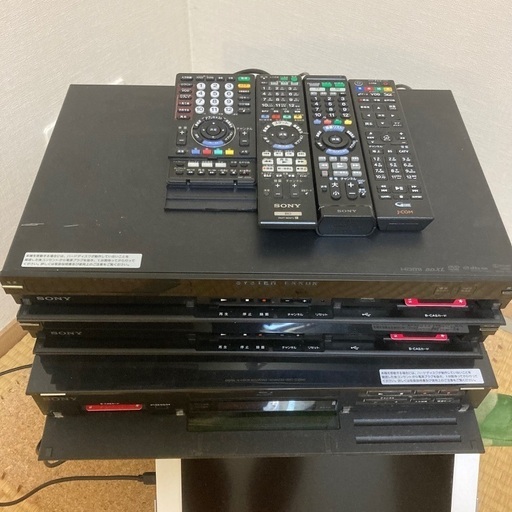 値下げSONY BDZ 各種 Blu-ray DVD recorder レコーダー 各種リモコン