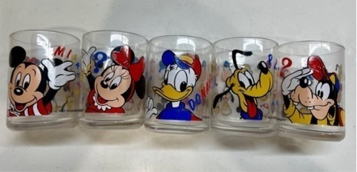 ウォルトディズニー　グラス　5個セット