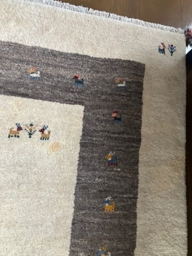 イラン製　ギャッベ　※訳あり家具 カーペット/マット/ラグ