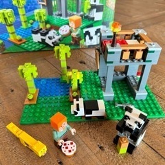 レゴ純正　マインクラフト　パンダの保育園