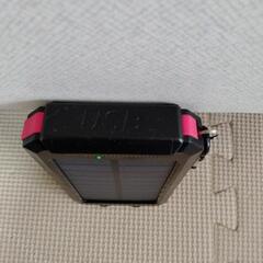 【取引中】ソーラーモバイルバッテリー新品未使用品の画像