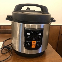 ジャンク品　ワンダーシェフ電気圧力鍋8L