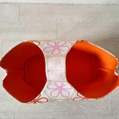 花柄エコバッグ3つの画像