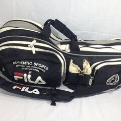 ★ テニス バドミントン ラケット バッグ ケース FILA フ...