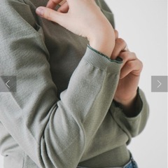 【Kastane】完売商品 配色ステッチパフニット　の画像