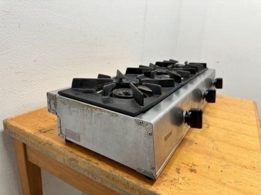 リンナイ　Rinnai　業務用　卓上３口コンロ　ガステーブルコンロ　プロパンガス　２０１９年製　厨房　飲食店　RSB-306A