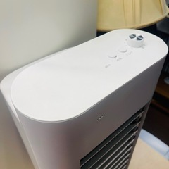 《売約済》【武蔵小山店】　 アイリスオーヤマ 冷風扇 扇風機 左右首振り 風量4段階 大容量タンク キャスター付 ホワイト CTF01D 2021年モデル ホワイト CTF-01D検　扇風機　冷風　スポットクーラー　エアコン　衣類乾燥機　の画像