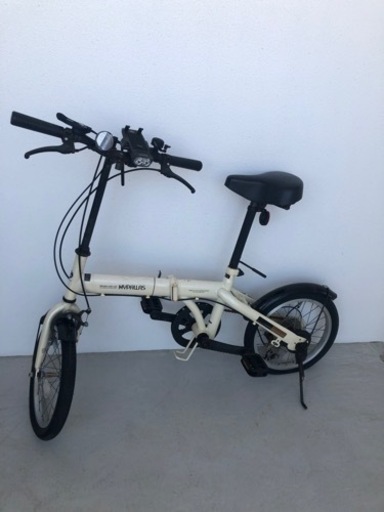 【定価2万】現金手渡し相談可/那覇天久/折りたたみ自転車オフホワイト