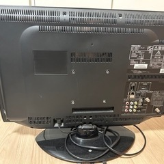 テレビ22型　東芝レグザの画像