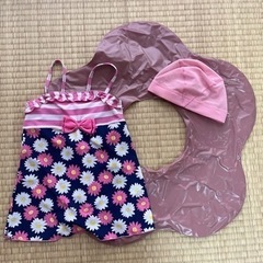 水着　帽子　浮き輪セット　