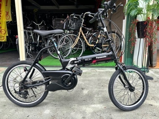 No.55パナソニックオフタイム BE-ELW072A 2018年モデル 20インチ 電動アシスト折りたたみ自転車 整備済み中古現状