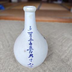 【受渡し完了】徳利(酒屋ロゴあり)／アンティーク調の画像