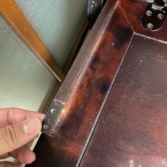 ★決定★昭和/レトロ/ヴィンテージ　ライティングビューロー　開閉して机になる棚・デスクの画像