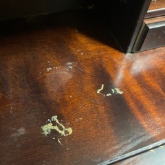 ★決定★昭和/レトロ/ヴィンテージ　ライティングビューロー　開閉して机になる棚・デスクの画像