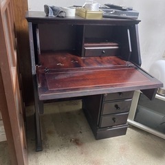 ★決定★昭和/レトロ/ヴィンテージ　ライティングビューロー　開閉...