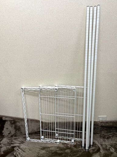ERECTA 3段 ホワイトラック 直接引き取り歓迎