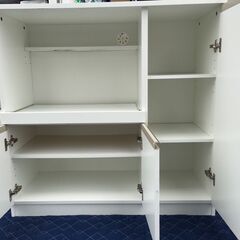 A-706　ニトリ レンジ台フォルムN ホワイトカラーの画像