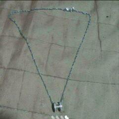 j→→→m18-17 刻印有り/ブリリアントカットパヴェアーチペンダントネックレスの画像