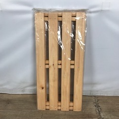 77【未開封】すのこ 押入収納 天然木 パイン 2枚入り ④の画像