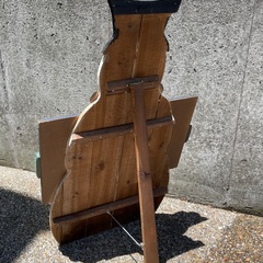 クリスマス木製雪だるま ウェルカムサインの画像