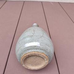 徳利(灰色 魚柄)／アンティーク調の画像