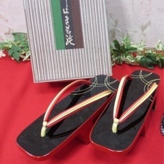 下駄 老舗はしをや 箱入り 23cmの画像