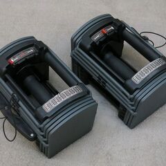 可変式ダンベル/アジャスタブルダンベル 約15kg×2個 4段階...