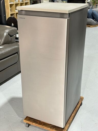 ★HITACHI★ 日立 冷凍庫 R-K11R 2022年 113L シャンパンカラー 右開き ストッカー 温度切替 セカンド冷蔵庫