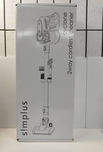 【美品】simplus サイクロン式 2WAYコードレス掃除機 SP-RCL4W-RD