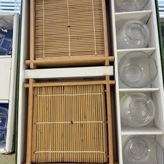  終了❣️
値下げ‼️ ざるそば　ざるうどん器セット 
