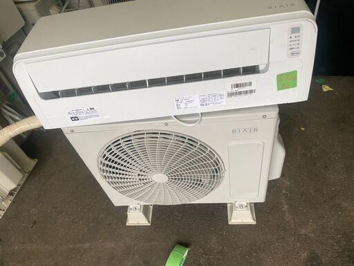 取付工事込み金額 RIAIR YHA-S22M-W ヤマダオリジナル リエア エアコン 2022年モデル 主に6畳用 ホワイトYHAS22MW