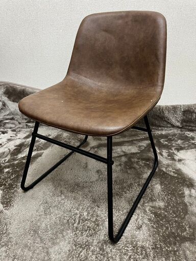 イームズチェア leather 生地 ダークブラウン