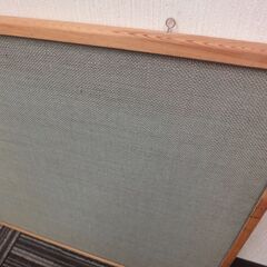 ピンナップボード 木製 布張り 掲示板★中古★の画像