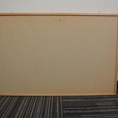 ピンナップボード 木製 布張り 掲示板★中古★の画像