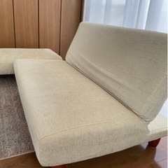 [取引中] ソファ2点セット　ソファベッドの画像