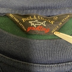 【イタリア製】PAUL&SHARK ワイドボーダーポケットtシャツ Mサイズの画像