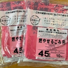 ゴミ袋2袋セット(決定しました) 