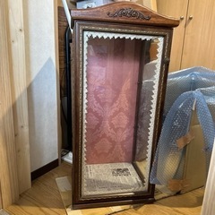 飾り棚 キャビネット 昭和レトロ 無料
