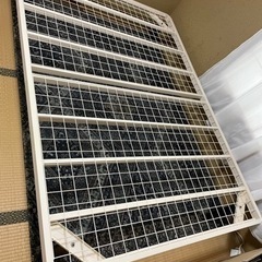 無印良品 脚付マットレス ダブルサイズ 洗えるカバー 付きの画像