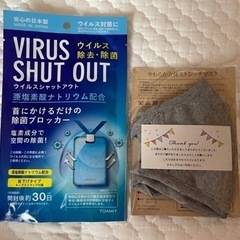 新品　除菌ブロッカー　布マスク　グレー　立体ストレッチマスク　ウ...
