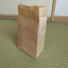 紙袋　角底無地袋　№3　まとめ売りの画像