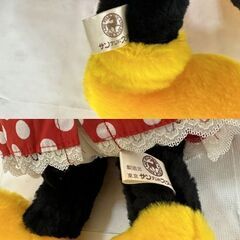  ディズニー ミッキーマウス ミニーマウス ぬいぐるみ 2点セット 紙タグ付き 日本製 東京サンアンドスター社 DISNEY  札幌市白石区 白石店の画像